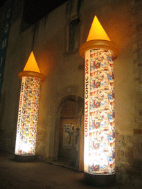 COLONNE TEMATICHE GONFIABILI PER fiere 