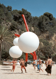 SFERA GONFIABILI azioni NELLA spiaggia 